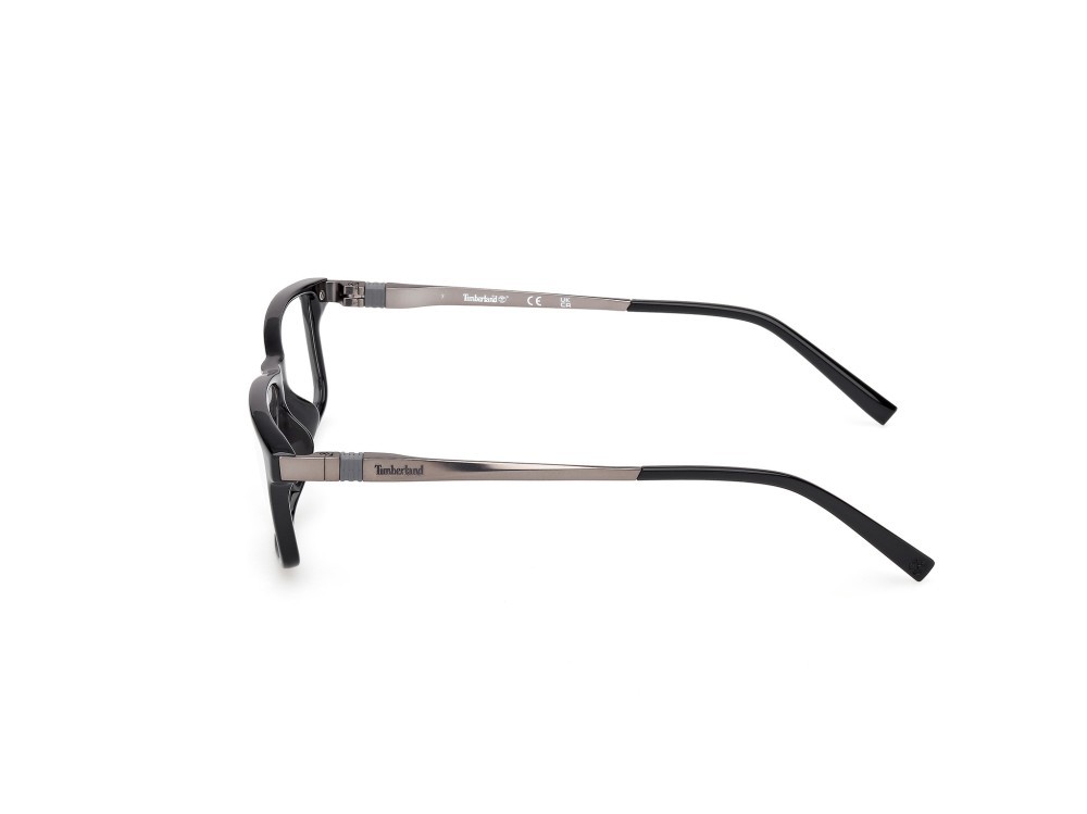Occhiali da vista Timberland TB50069-H (001) colore nero lucido - antracite opaco forma rettangolare 