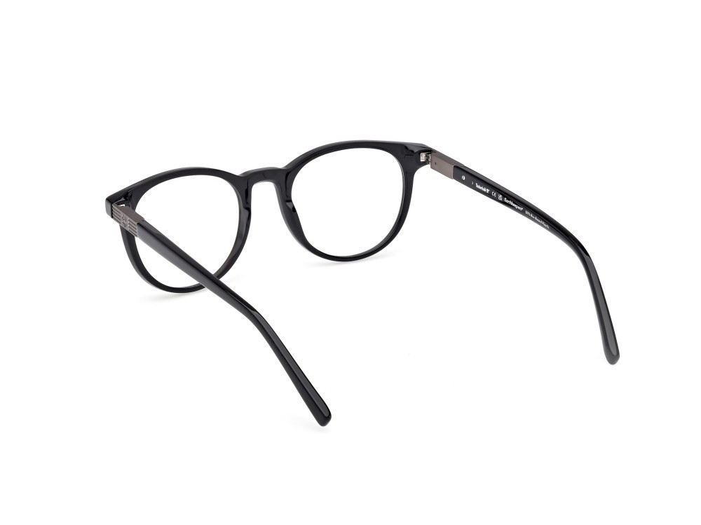 Occhiali da vista Timberland TB50071 (001) colore nero lucido forma rotondo 