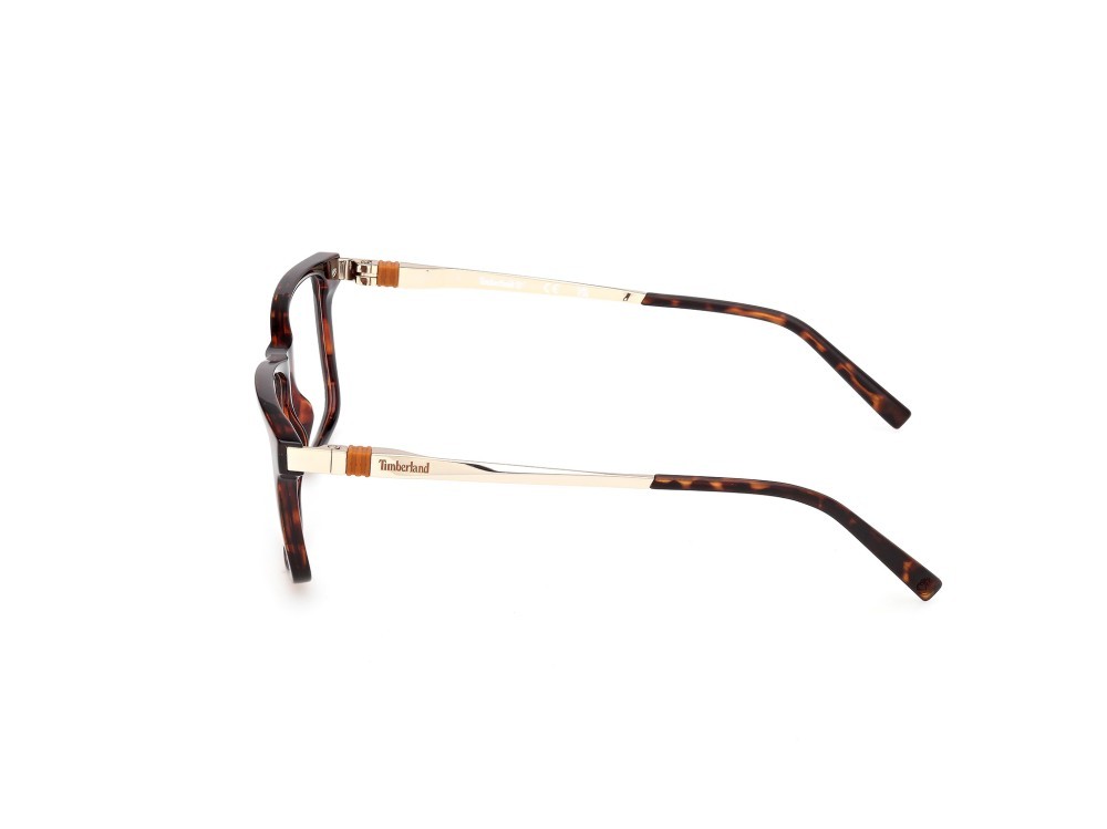 Occhiali da vista Timberland TB50080 (052)  colore avana scura - oro pallido lucido forma quadrato 