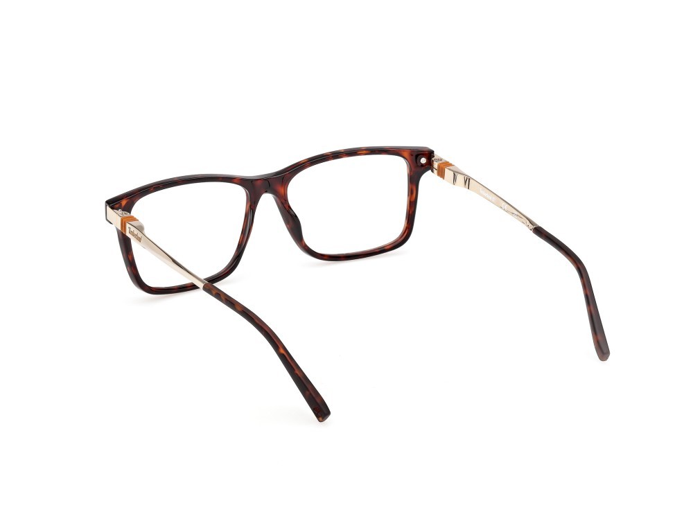 Occhiali da vista Timberland TB50080 (052)  colore avana scura - oro pallido lucido forma quadrato 