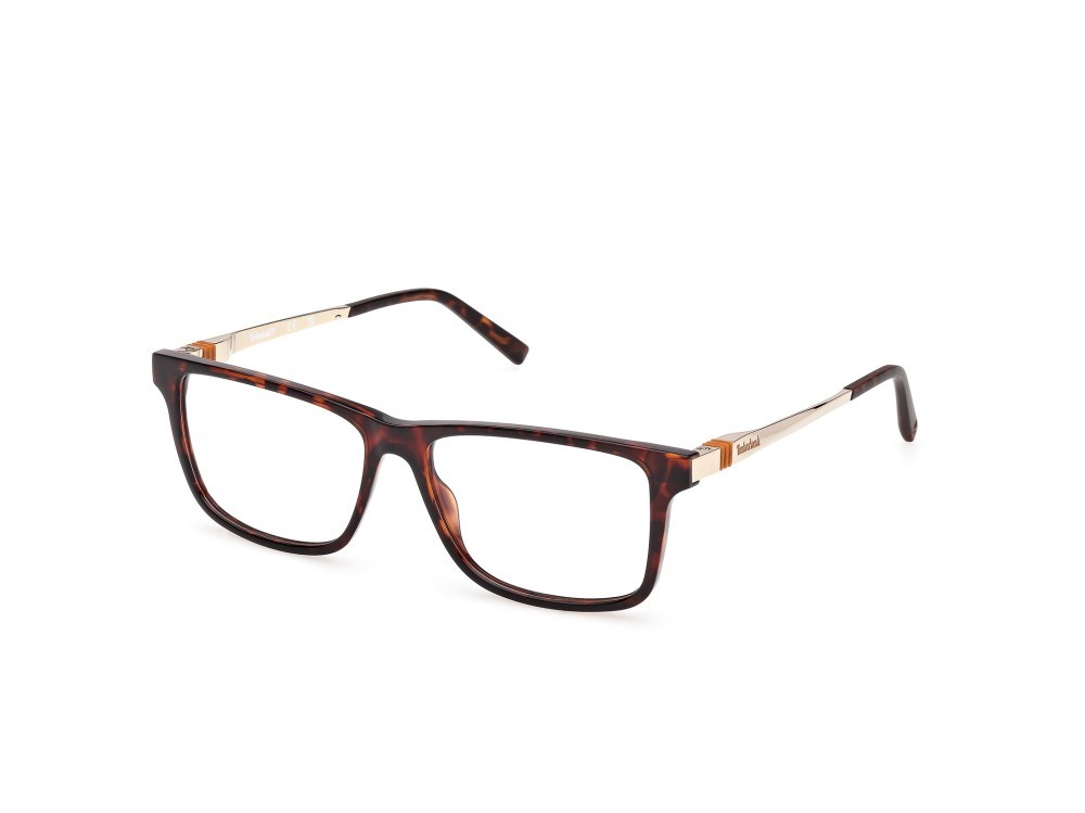 Occhiali da vista Timberland TB50080 (052)  colore avana scura - oro pallido lucido forma quadrato 