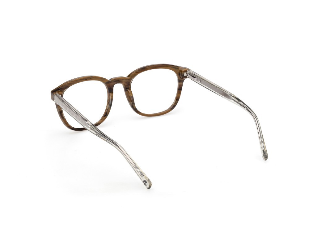 Occhiali da vista Timberland TB50084 (096)  colore verde scuro lucido - cristallo forma rotondo 