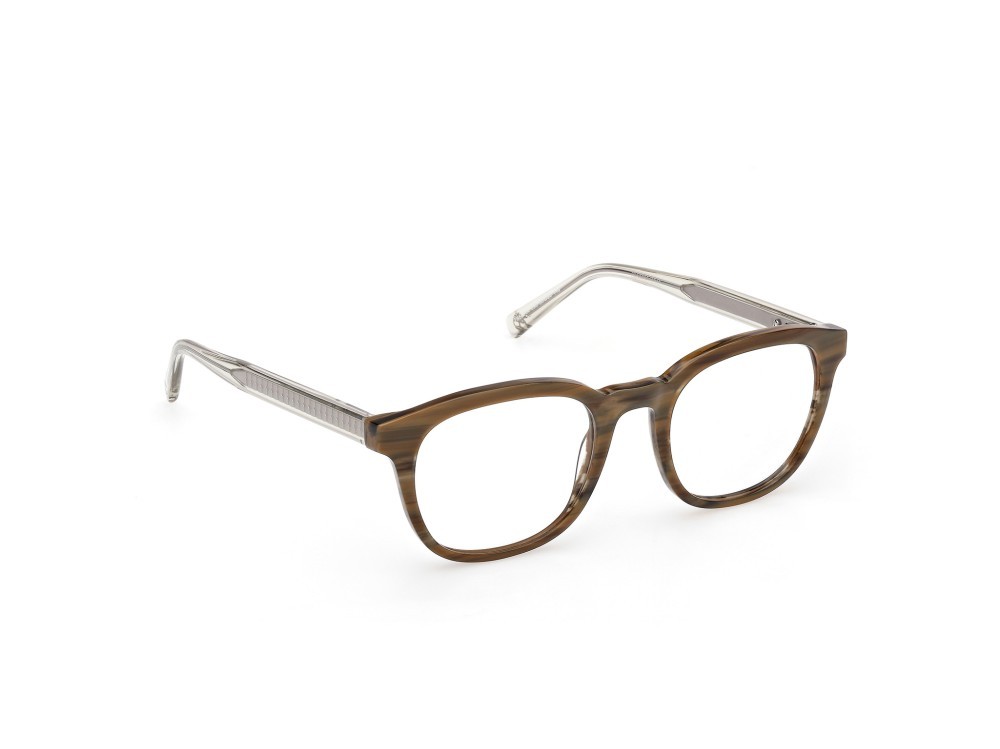 Occhiali da vista Timberland TB50084 (096)  colore verde scuro lucido - cristallo forma rotondo 