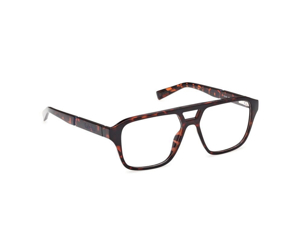 Occhiali da vista Timberland TB50085 (052) + clip-on colore avana scura forma navigator 