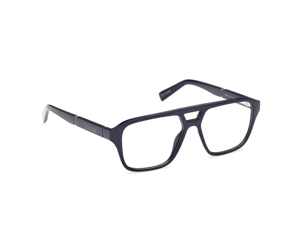Occhiali da vista Timberland TB50085 (090) + clip-on colore blu lucido forma navigator 