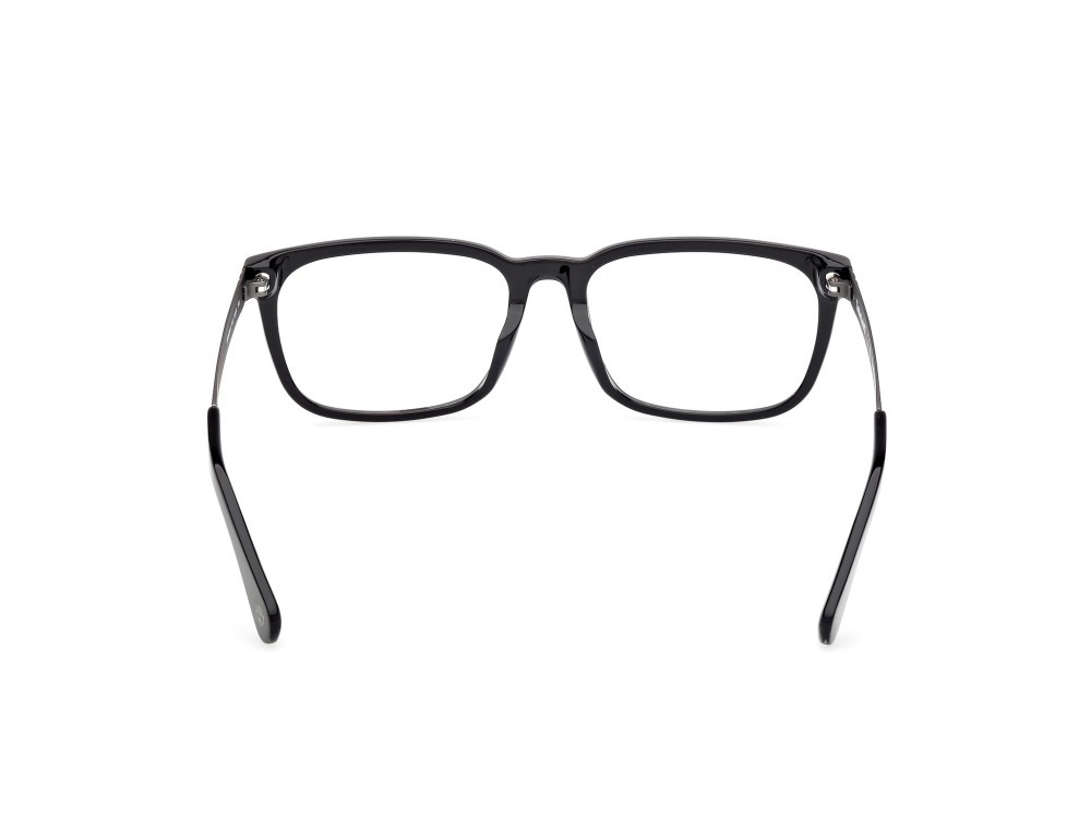 Occhiali da vista Timberland TB50086-H (001) colore nero lucido - antracite opaco forma quadrato 