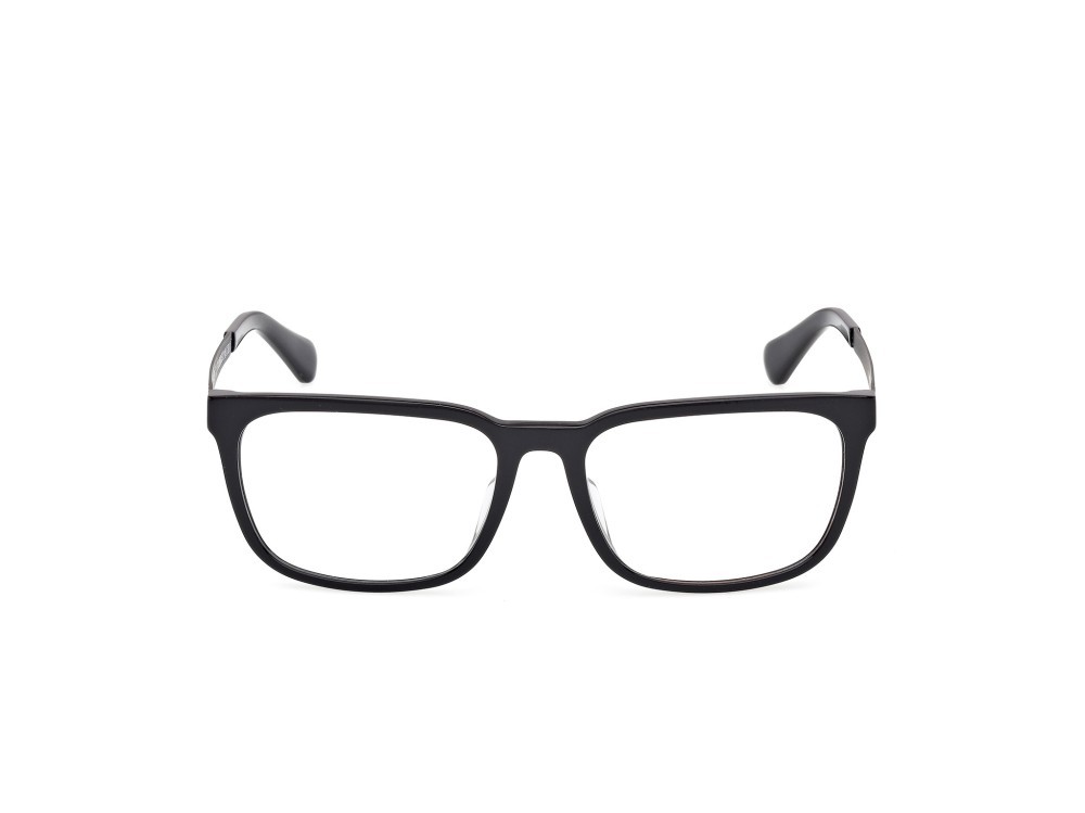Occhiali da vista Timberland TB50086-H (001) colore nero lucido - antracite opaco forma quadrato 