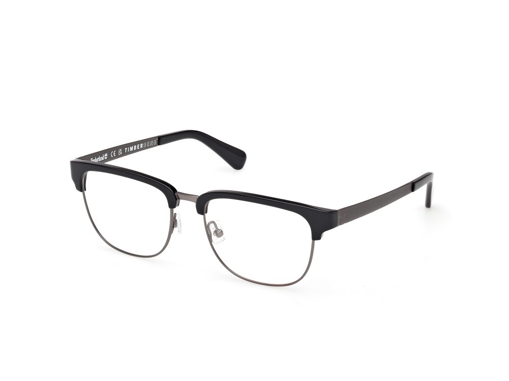 Occhiali da vista Timberland TB50088 (001) colore antracite opaco - nero lucido forma quadrato 