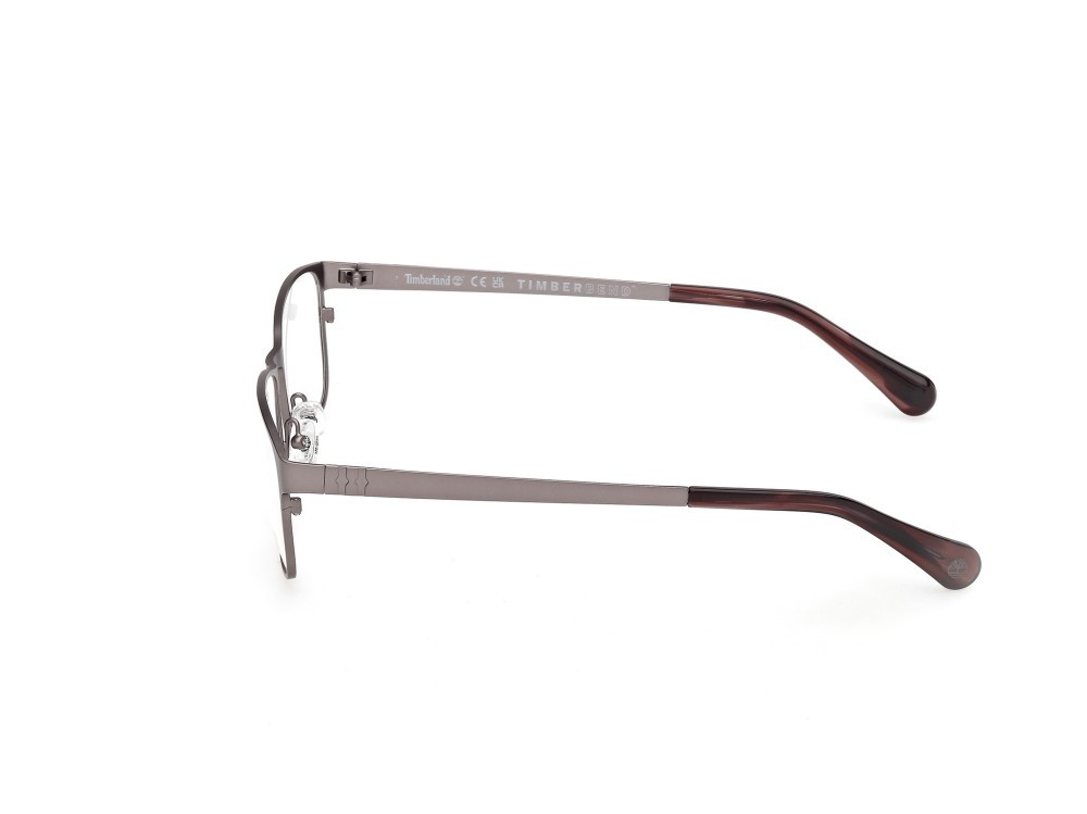 Occhiali da vista Timberland TB50089 (007) colore rutenio scuro opaco  forma rettangolare 