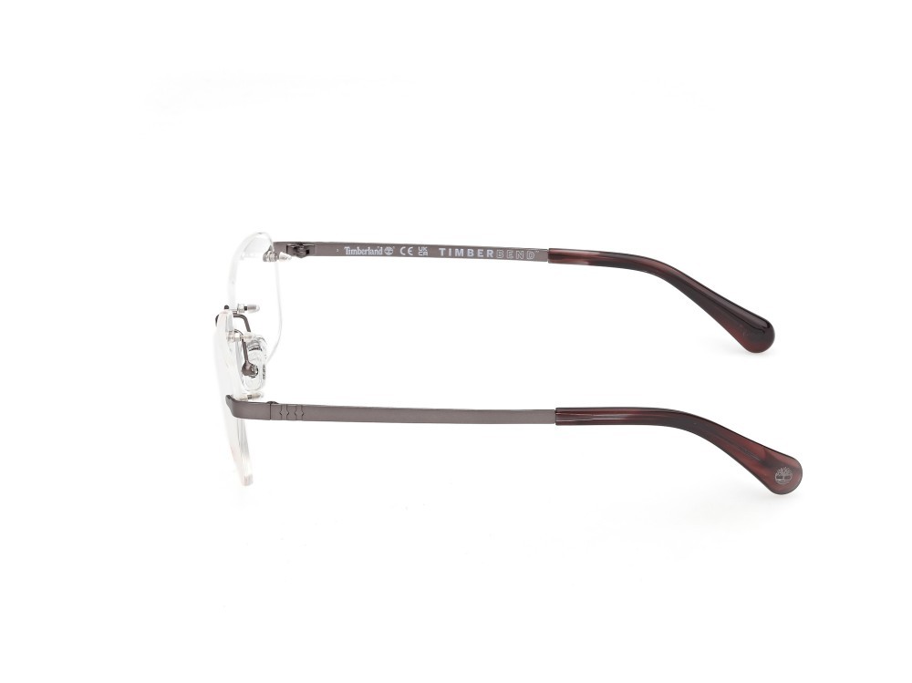 Occhiali da vista Timberland TB50090 (007) colore rutenio scuro opaco forma rettangolare 