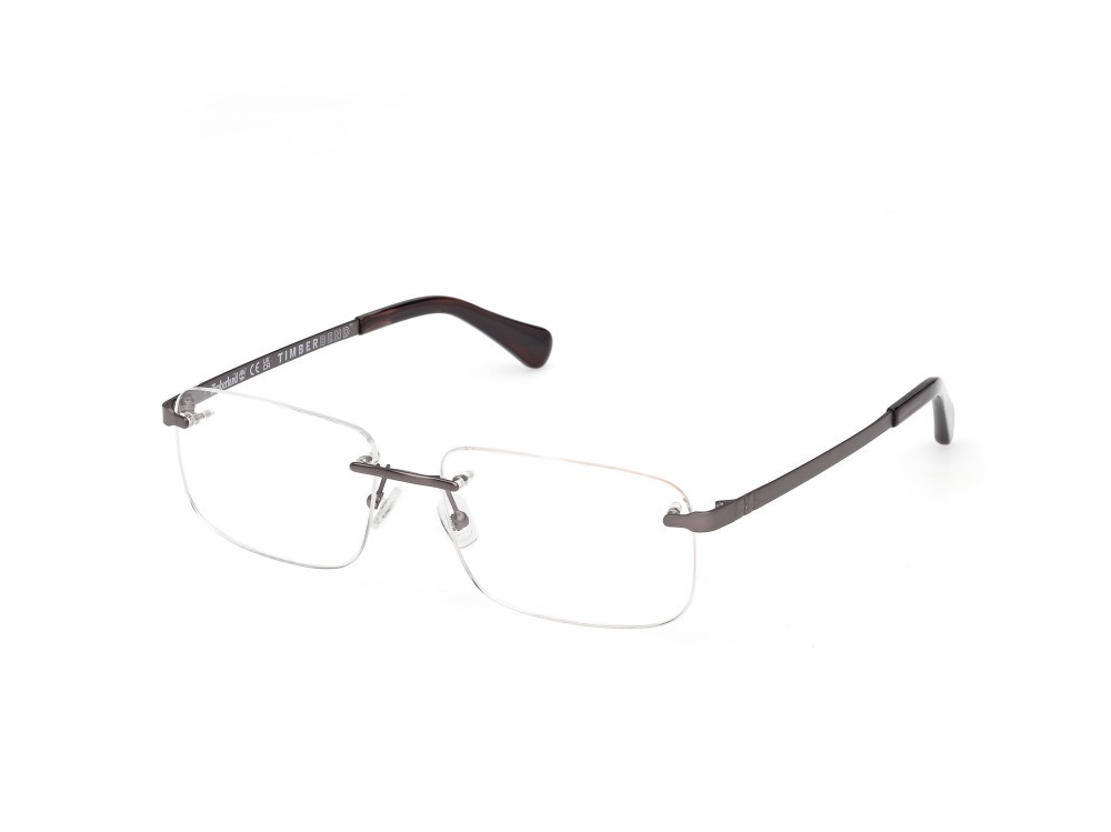 Occhiali da vista Timberland TB50090 (007) colore rutenio scuro opaco forma rettangolare 
