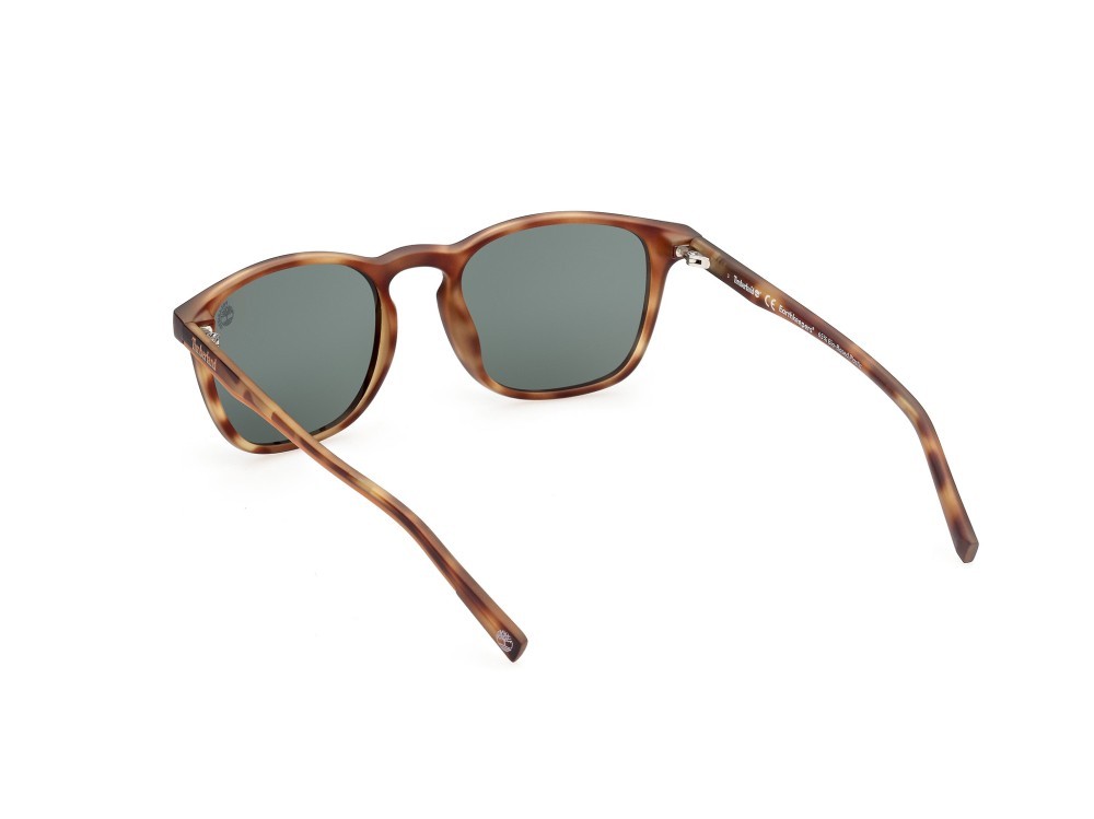 Sonnenbrillen Timberland TB9265 (52R) farbe avana bionda form quadratisch gläser fumo polar.