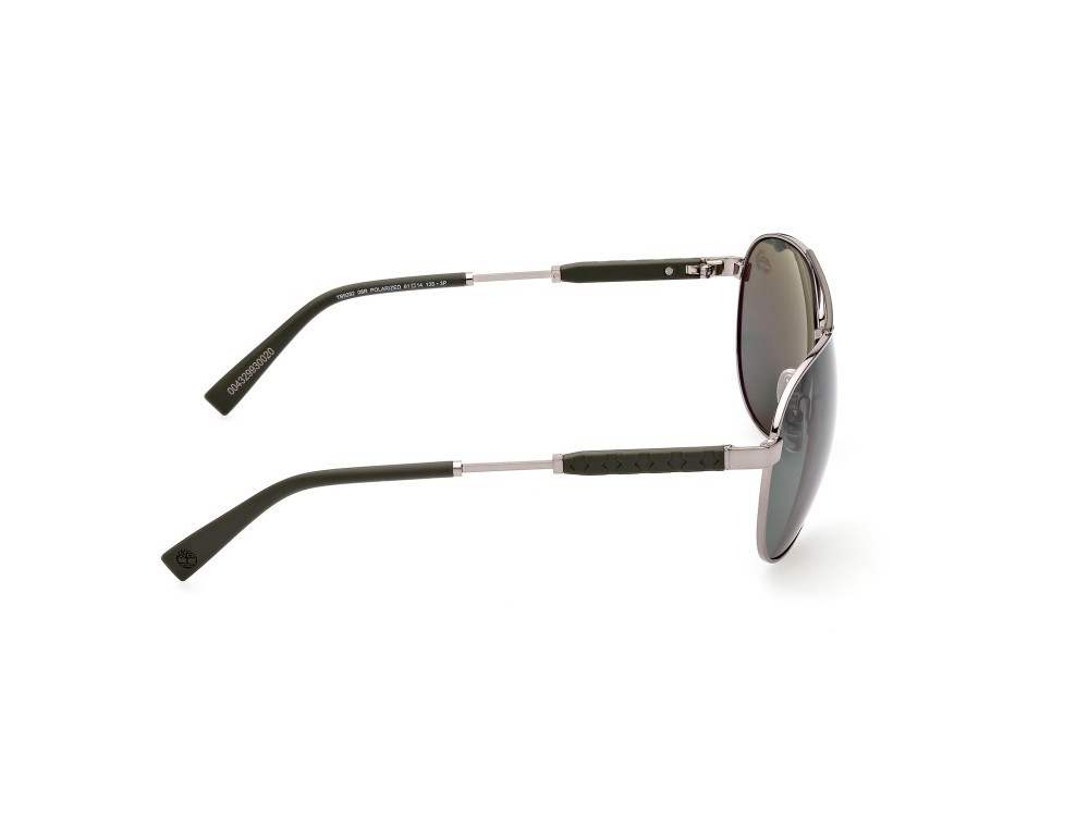 Sonnenbrillen Timberland TB9282 (08R) farbe antracite lucida form aviator gläser verde polar.