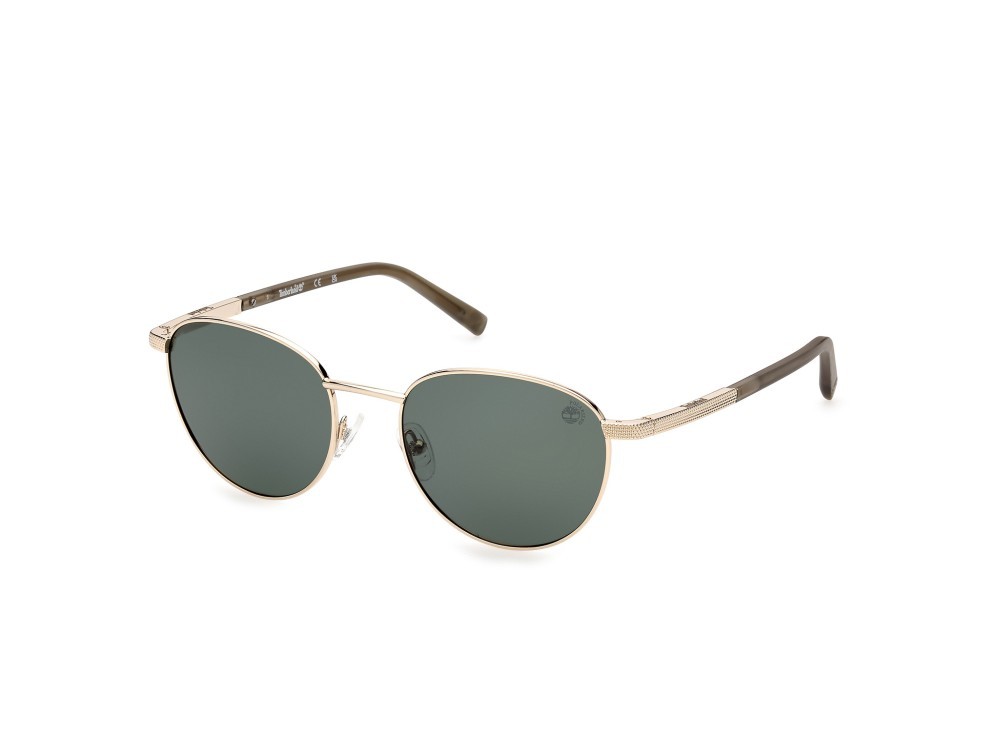 Sonnenbrillen Timberland TB9284 (32R) farbe oro form rund gläser verde polar.