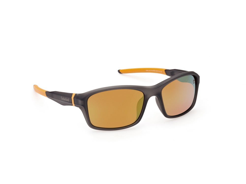 Sonnenbrillen Timberland TB9293 (20D) farbe grigio / altro form rechteckig gläser fumo polar.