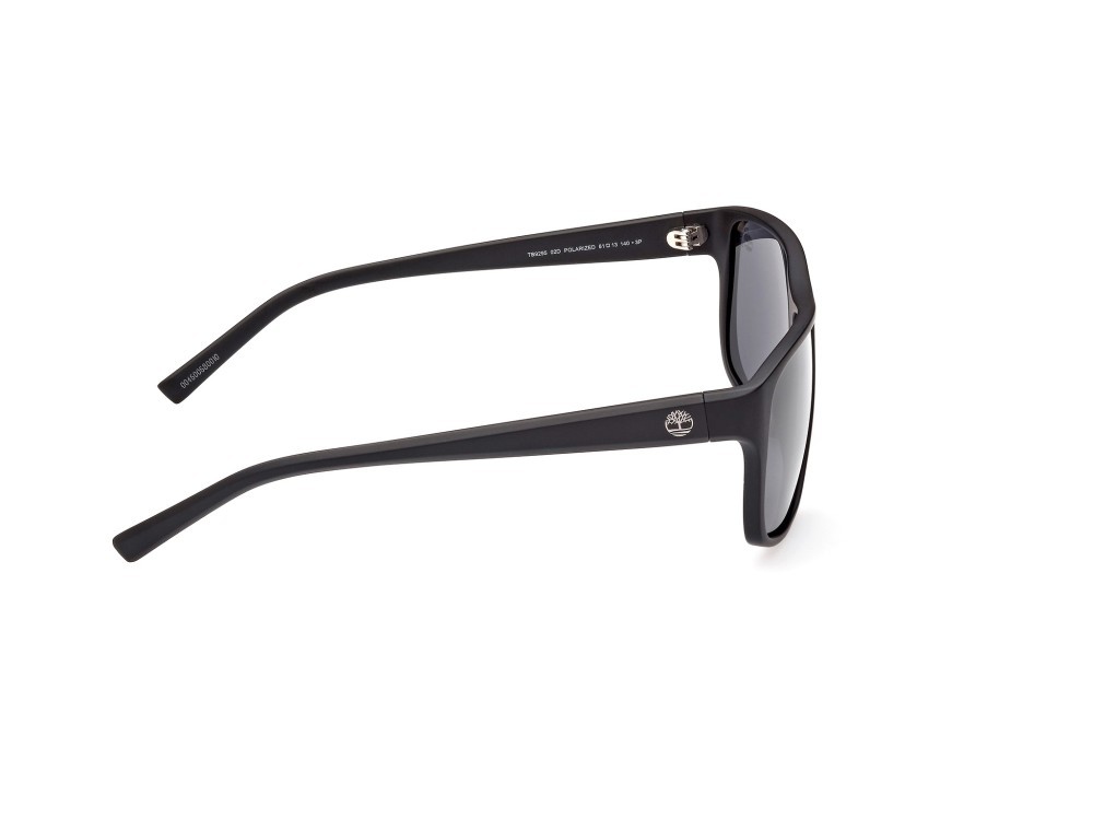 Sonnenbrillen Timberland TB9295 (02D) farbe nero opaco form quadratisch gläser fumo polar.
