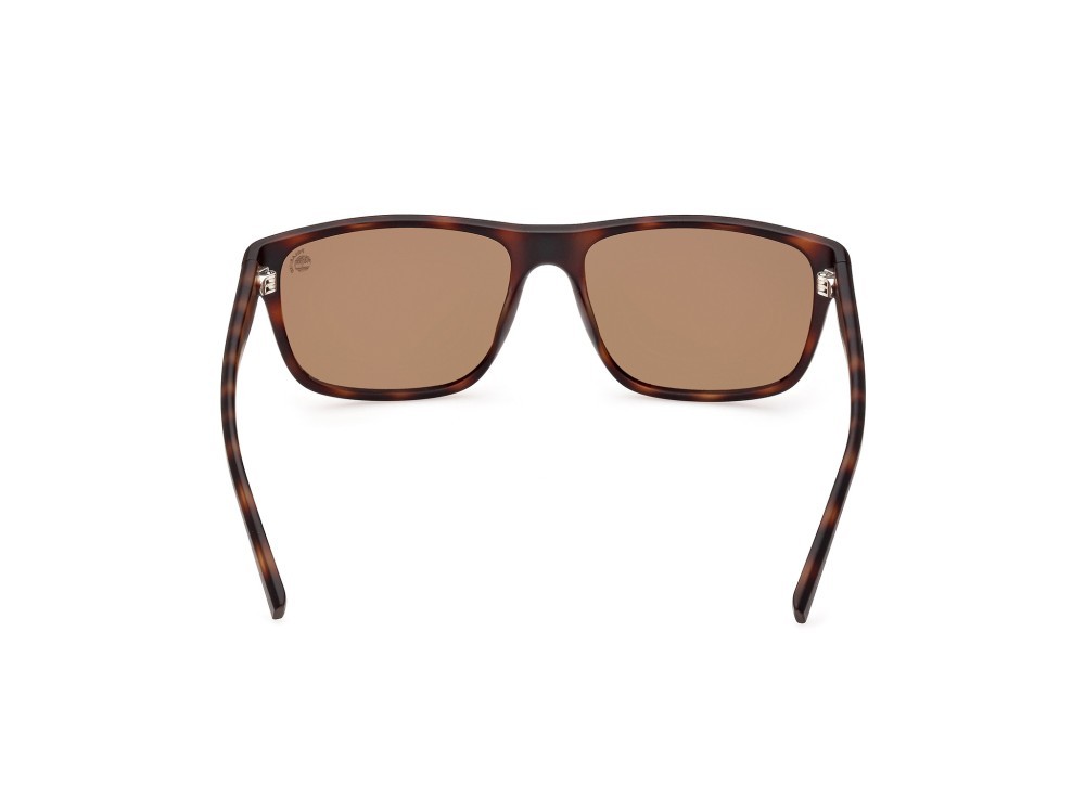 Sonnenbrillen Timberland TB9296 (52H) farbe avana scura form rechteckig gläser marrone polar.