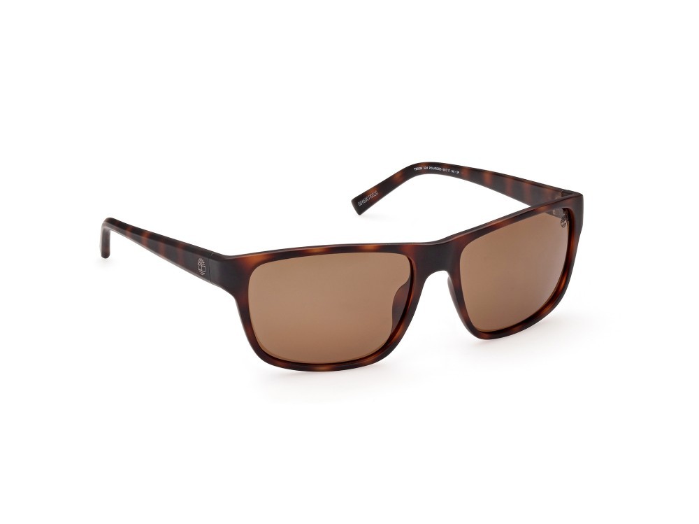 Sonnenbrillen Timberland TB9296 (52H) farbe avana scura form rechteckig gläser marrone polar.