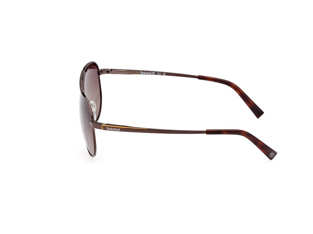 Sonnenbrillen Timberland TB9304 (48H) farbe marrone scuro lucido form navigator gläser marrone polar.