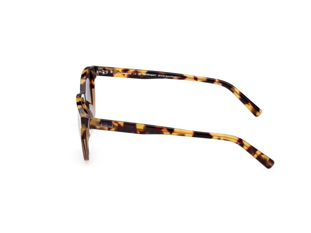 Sonnenbrillen Timberland TB9305-H (53H) farbe avana bionda form rund gläser marrone polar.