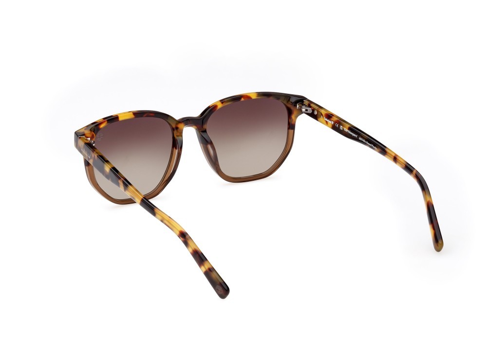 Sonnenbrillen Timberland TB9305-H (53H) farbe avana bionda form rund gläser marrone polar.