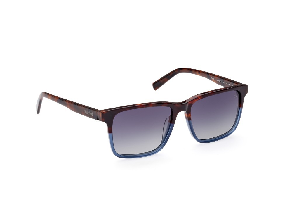 Sonnenbrillen Timberland TB9306 (52D) farbe avana scura form quadratisch gläser fumo polar.