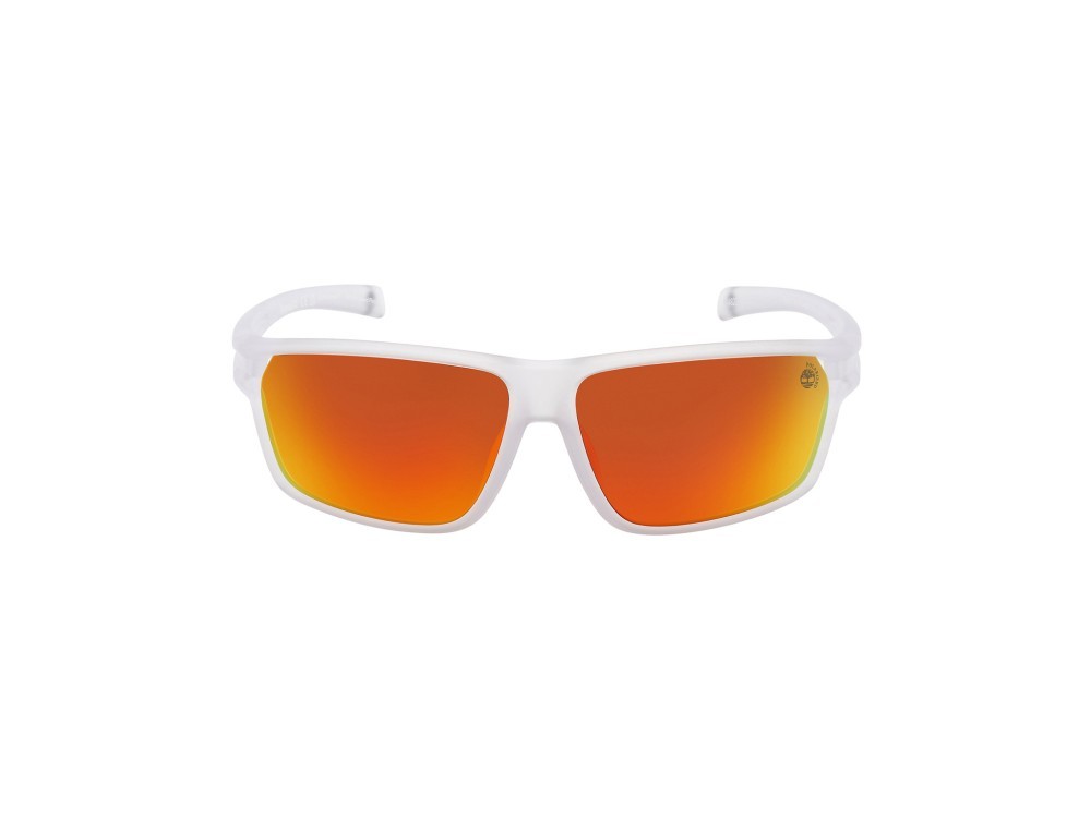 Sonnenbrillen Timberland TB9307 (26D) farbe cristallo form rechteckig gläser fumo polar.