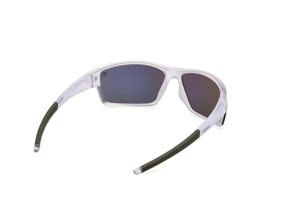 Sonnenbrillen Timberland TB9308 (26R) farbe cristallo form rechteckig gläser verde polar.