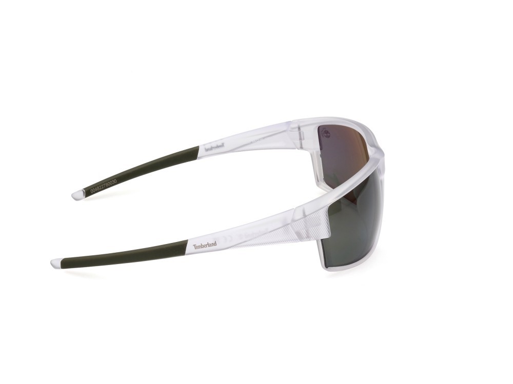 Sonnenbrillen Timberland TB9308 (26R) farbe cristallo form rechteckig gläser verde polar.