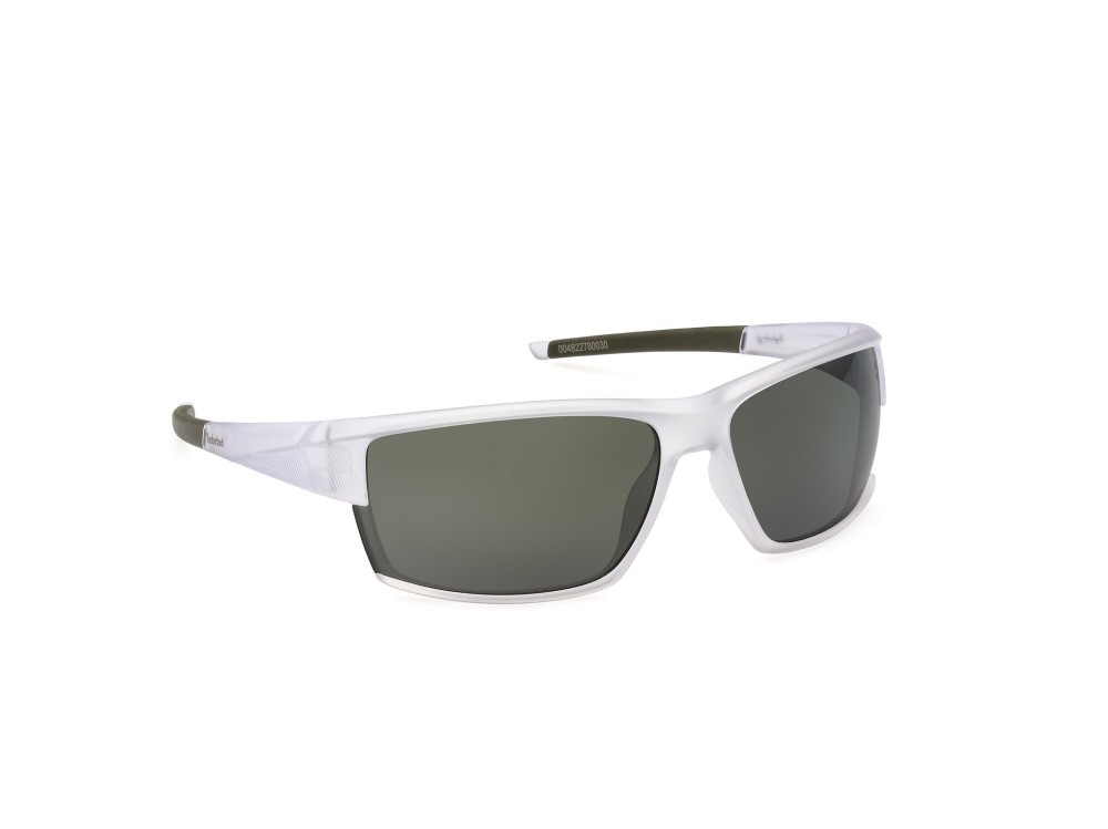 Sonnenbrillen Timberland TB9308 (26R) farbe cristallo form rechteckig gläser verde polar.