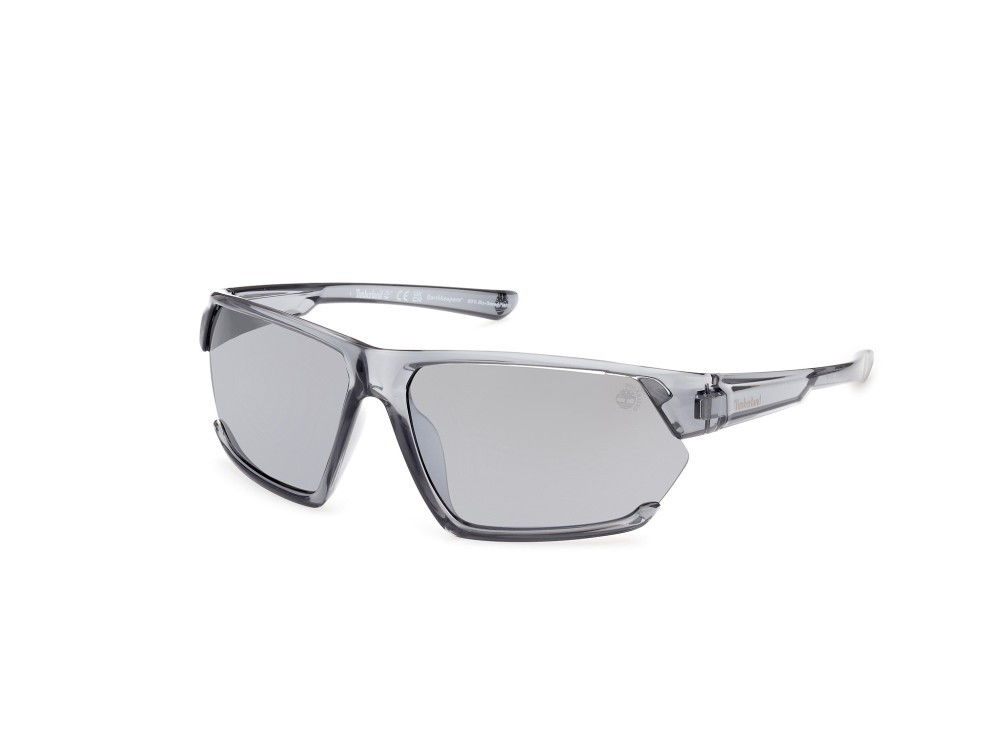 Sonnenbrillen Timberland TB9309 (20D) farbe grigio / altro form rechteckig gläser fumo polar.