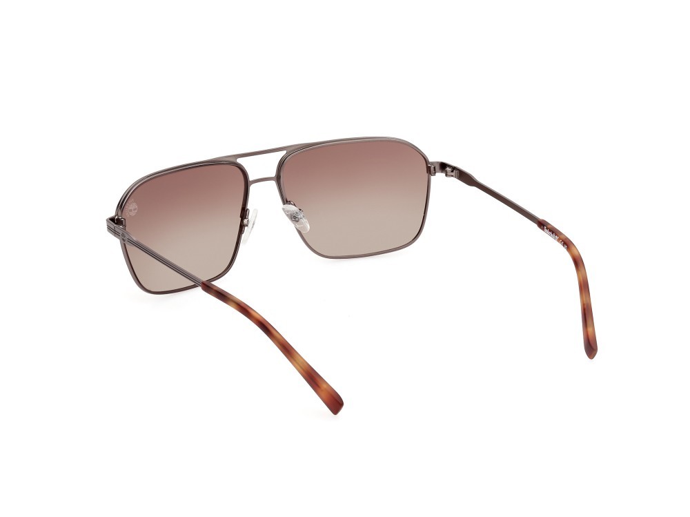 Sonnenbrillen Timberland TB9316 (13H) farbe rutenio scuro opaco form navigator gläser marrone polar.