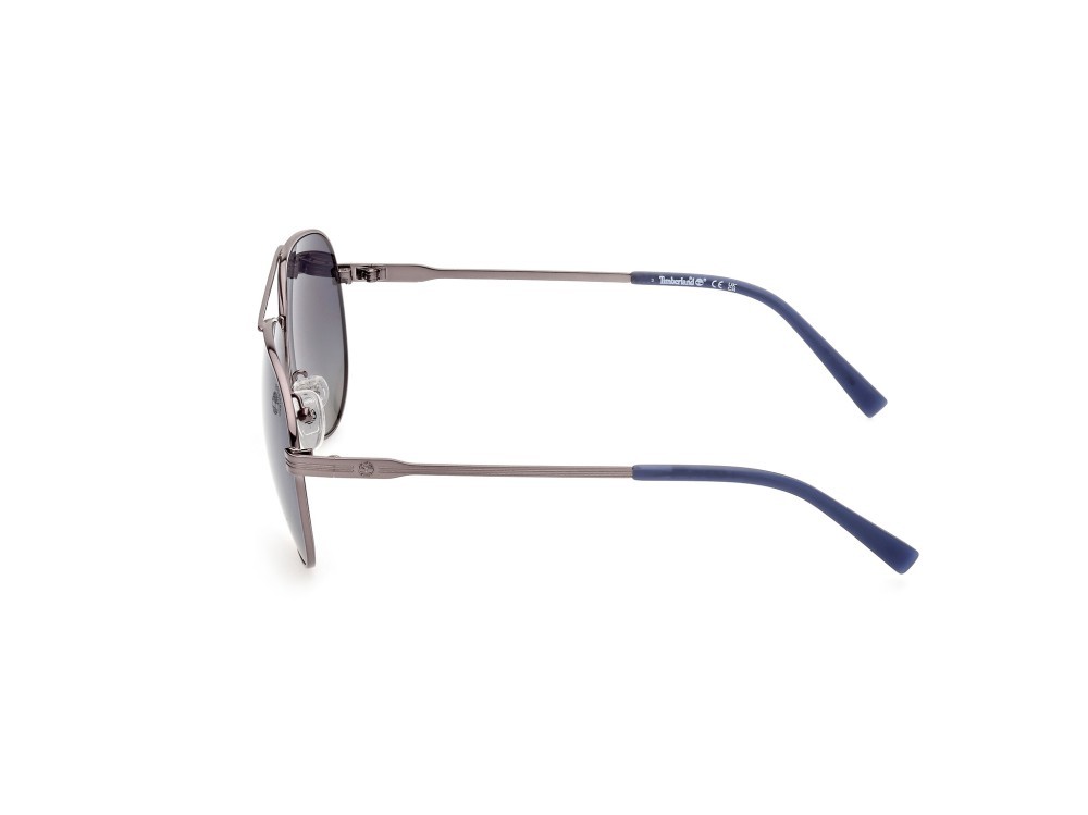 Sonnenbrillen Timberland TB9317 (12D) farbe rutenio scuro lucido form aviator gläser fumo polar.