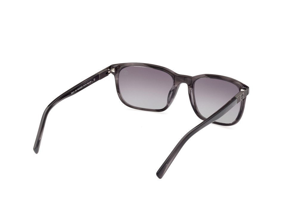 Sonnenbrillen Timberland TB9318 (20D) farbe grigio / altro form rechteckig gläser fumo polar.
