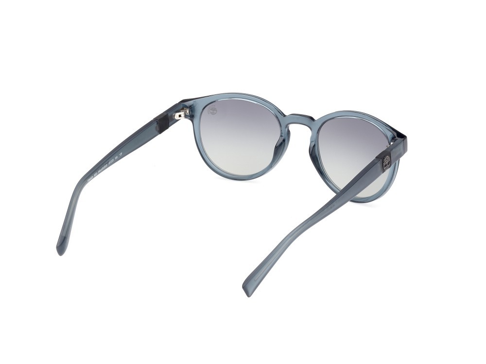 Occhiali da sole Timberland TB9323 (92D) colore grigio forma rotondo lenti grigio polar.