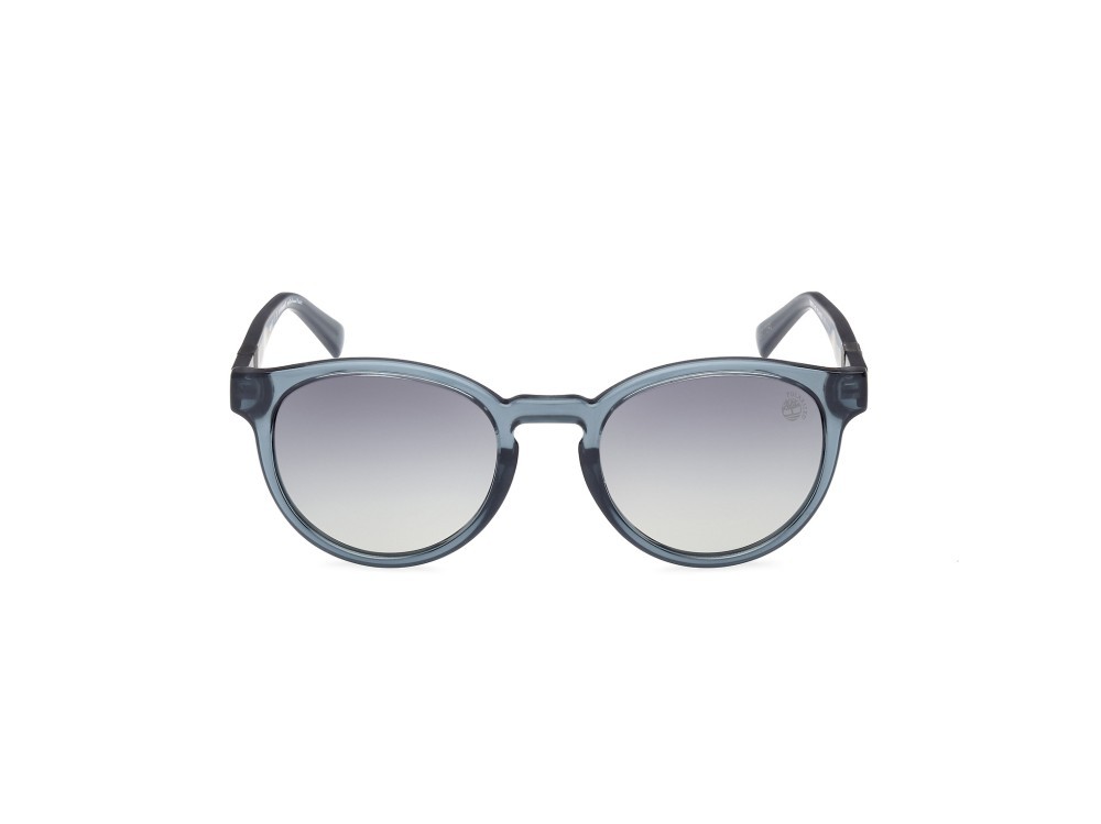 Occhiali da sole Timberland TB9323 (92D) colore grigio forma rotondo lenti grigio polar.