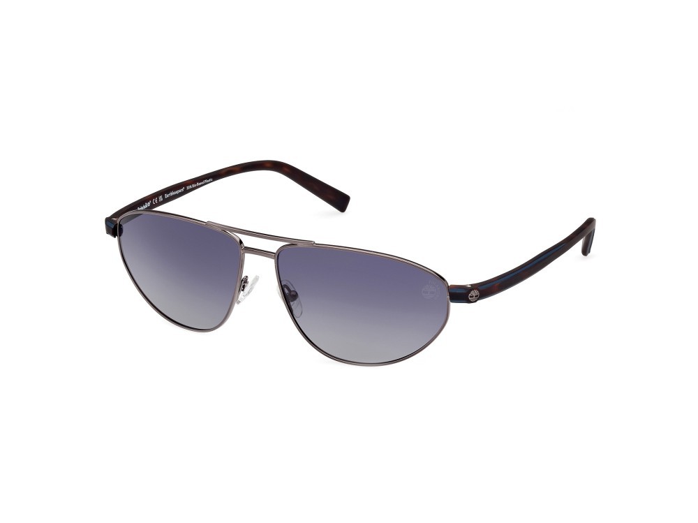 Sonnenbrillen Timberland TB9324 (09D) farbe avana form navigator gläser fumo polar