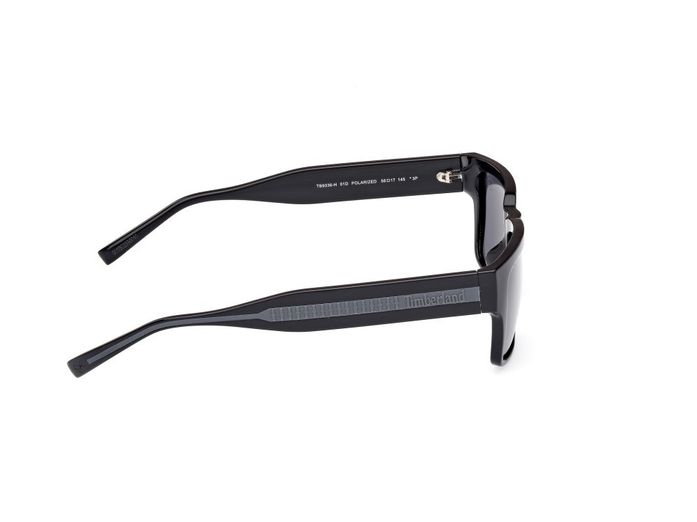 Sonnenbrillen Timberland TB9336-H (01D) farbe nero lucido form quadratisch gläser fumo polar.