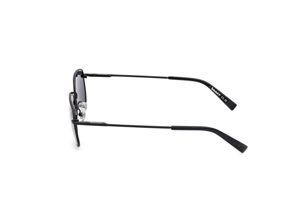 Sonnenbrillen Timberland TB9339 (02D) farbe nero opaco form oval gläser fumo polar.