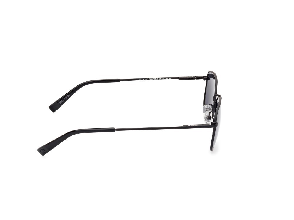 Sonnenbrillen Timberland TB9339 (02D) farbe nero opaco form oval gläser fumo polar.