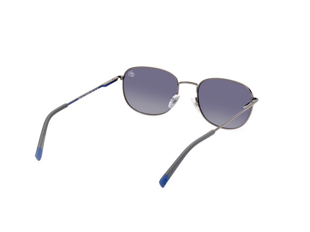 Sonnenbrillen Timberland TB9339 (08D) farbe antracite lucido form oval gläser blu sfumato polar.
