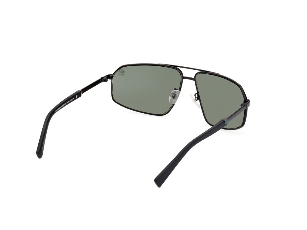 Sonnenbrillen Timberland TB9341-H (02R) farbe nero opaco form navigator gläser verde polar.