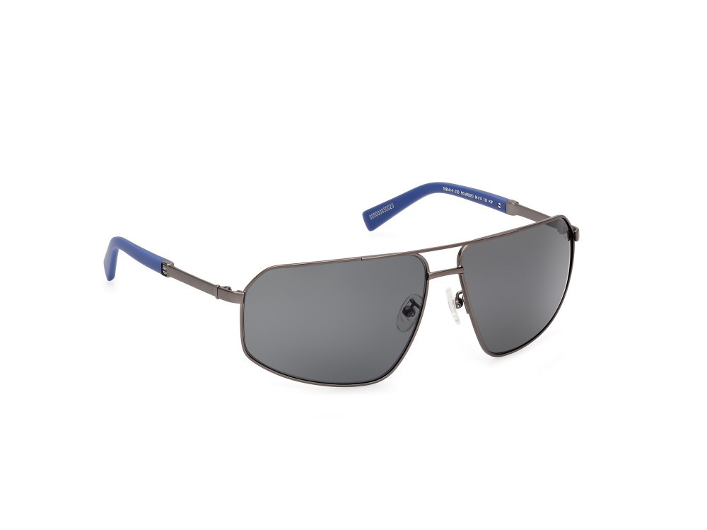 Sonnenbrillen Timberland TB9341-H (07D) farbe nickel stagno scuro anticato opaco form navigator gläser fumo polar.
