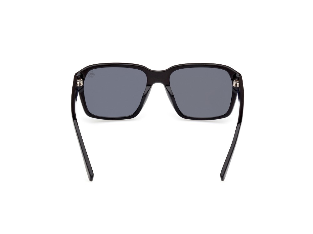Sonnenbrillen Timberland TB9343 (01D) farbe nero lucido form quadratisch gläser fumo polar.
