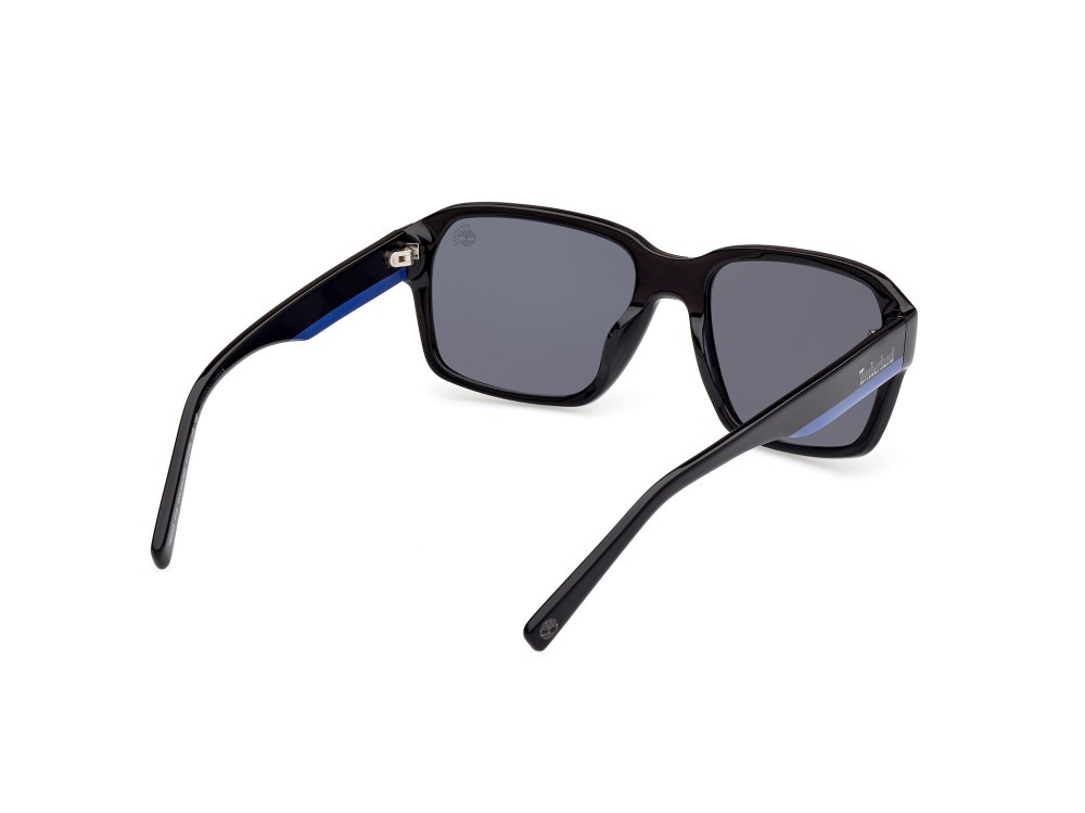 Sonnenbrillen Timberland TB9343 (01D) farbe nero lucido form quadratisch gläser fumo polar.