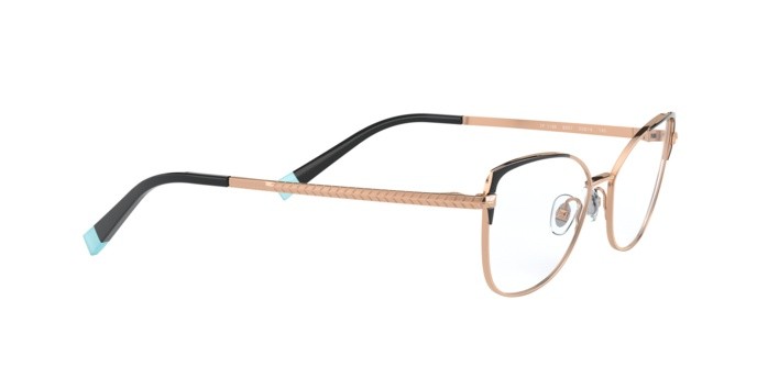 Eyeglasses Tiffany TF 1136 (6007) color rubedo/black shape butterfly lenses demo lens