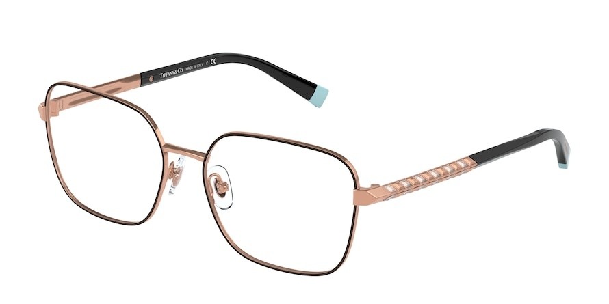 Brillen Tiffany TF 1140B (6161) farbe black on rubedo form rechteckig gläser demo lens