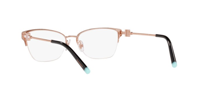 Eyeglasses Tiffany TF 1141 (6122) color black on rubedo shape cat eye lenses demo lens