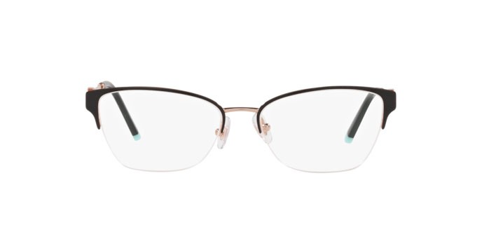 Eyeglasses Tiffany TF 1141 (6122) color black on rubedo shape cat eye lenses demo lens