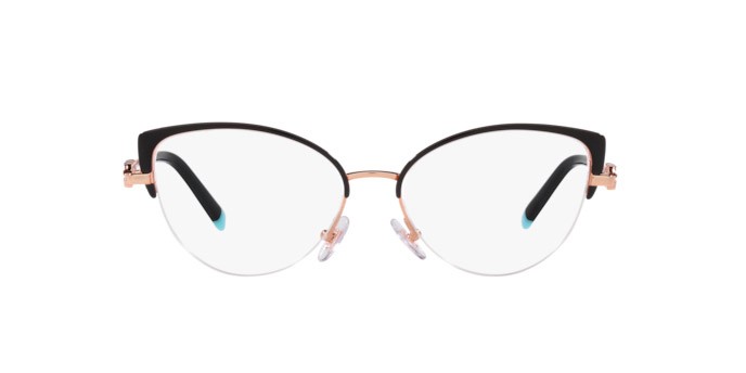 Occhiali da vista Tiffany TF 1145B (6162) colore black on rubedo forma cat eye lenti demo lens